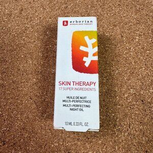 Erborian NIB Skin Therapy Multi-Perfecting Night Oil-Serum .33 OZ / 10 ML